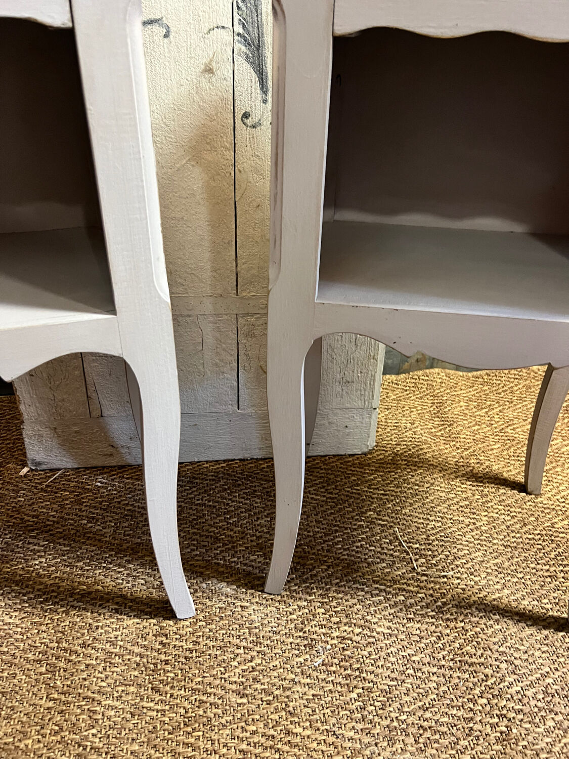 Pair of revamped bedside tables