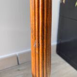 Vintage carved wooden pedestal ashtray