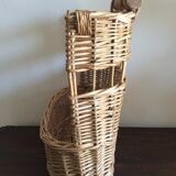 Vintage bakery pan shelf