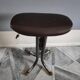 Tabouret industriel de métier réglable en hauteur assise skaï