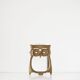 Brass owl mirror