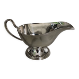 Silver metal saucepan