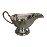 Silver metal saucepan