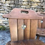 4 rustic mountain chair 60/70 years