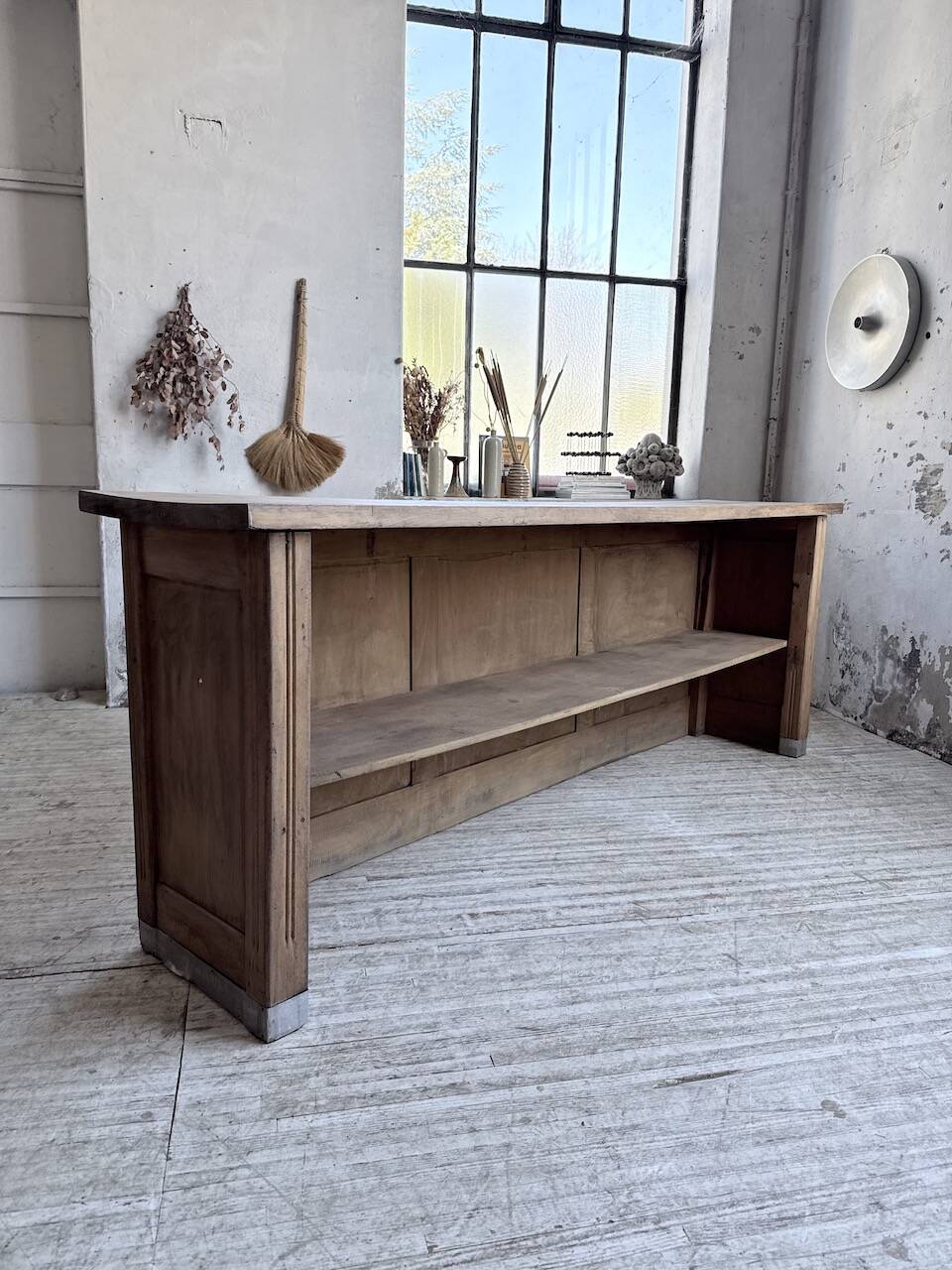 Walnut trade counter 2m5