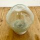 Vintage white porcelain ceiling light with frosted glass , 1970s