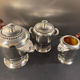 Silver-plated metal coffee service, Art Deco