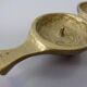 Brutalist Bronze Candleholder by Michael Harjes, 1960s