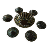 Large bowl and its 6 bowls