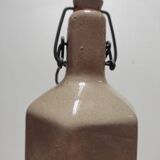 Trio of large hexagonal stoneware hot water bottles