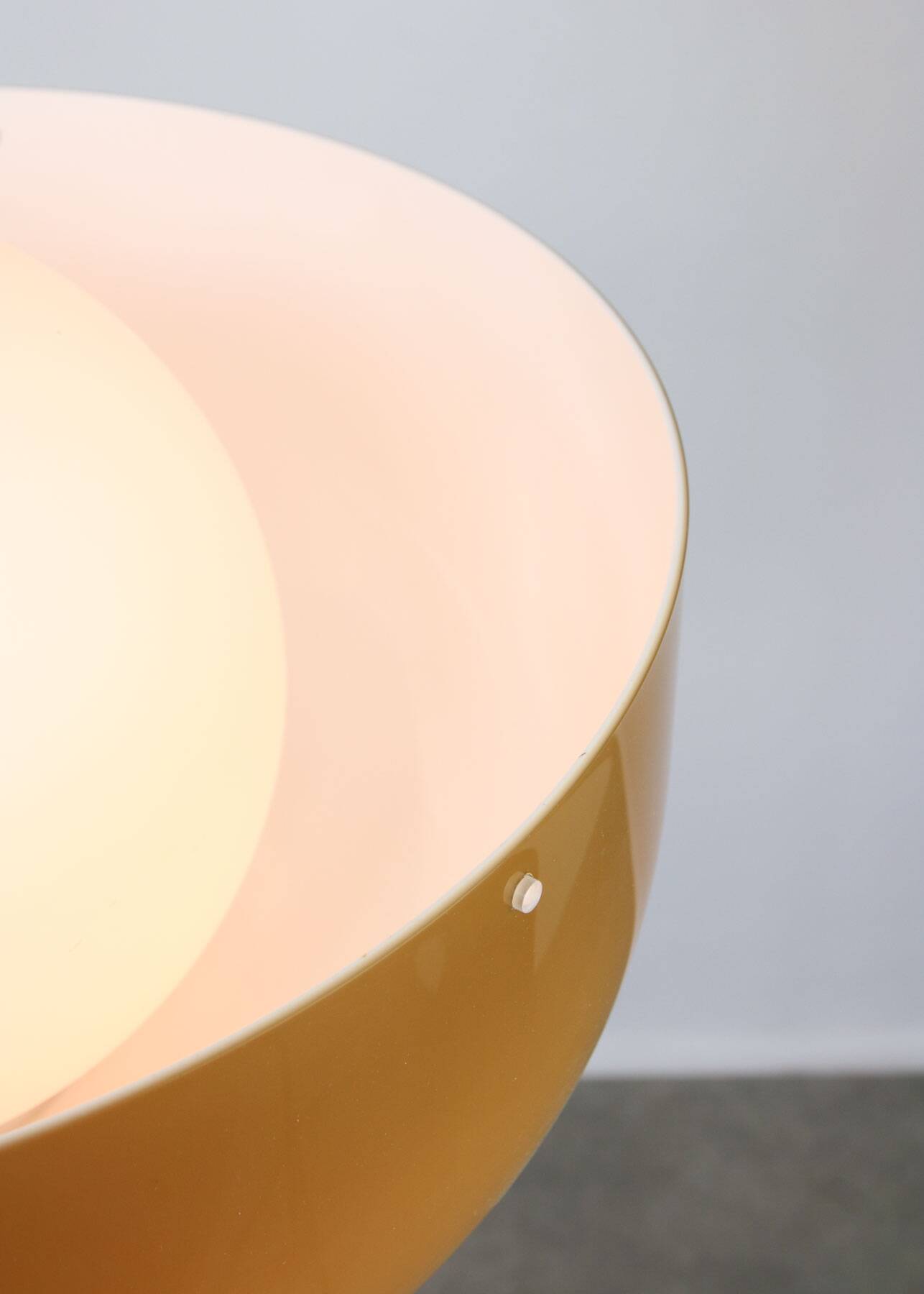 Big Brown Floor Lamp by Luigi Massoni for Guzzini, 1970s