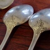 Christofle, Paris - Set of 7 dessert spoons - Empire style