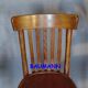 Set of 4 bistro chairs, wooden seats 1925