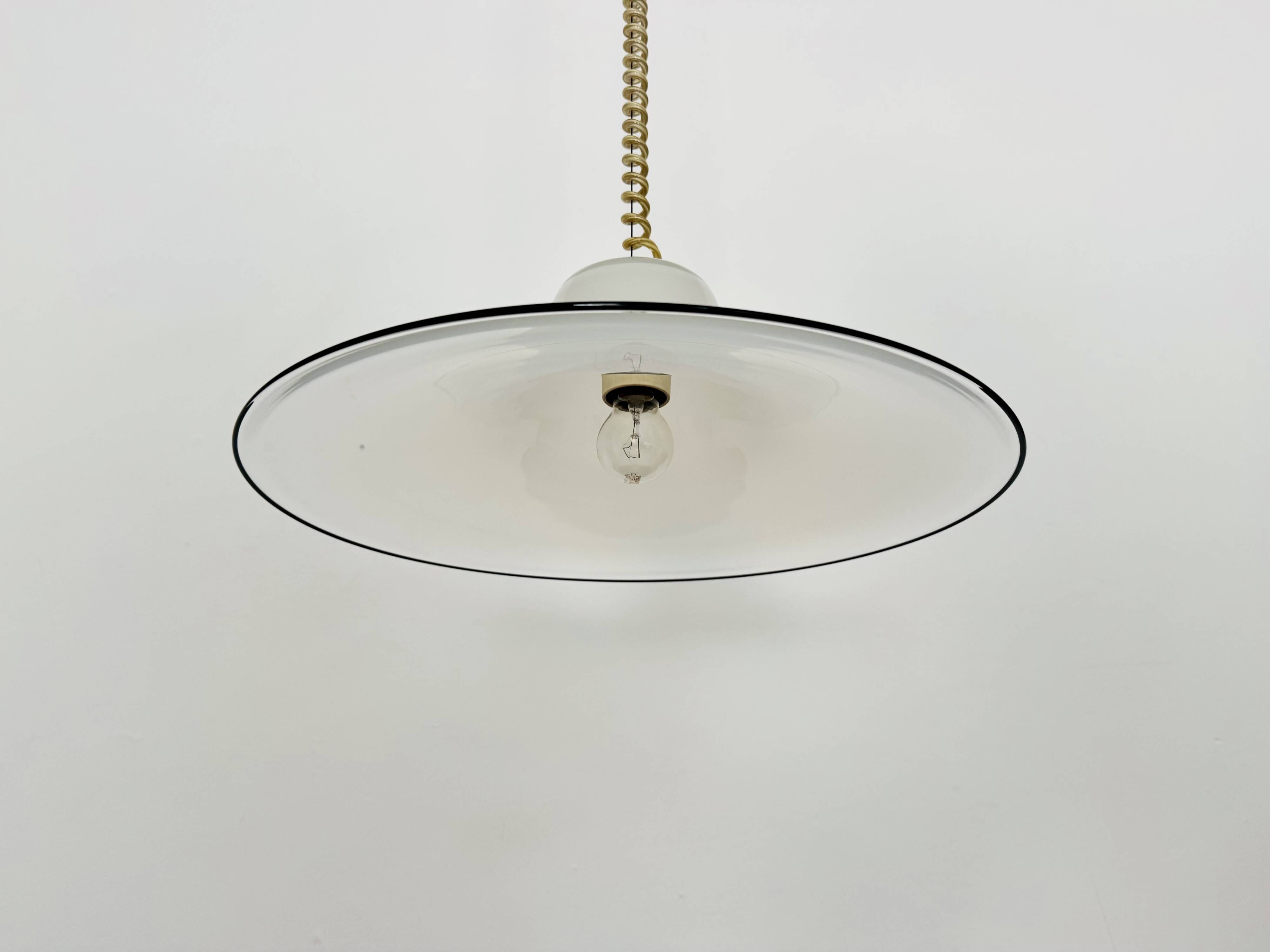 Lampe à Suspension en Verre de Murano par Giusto Toso pour Leucos