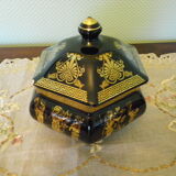 Porcelain candy maker hand-decorated with 24 carat gold Greece 70