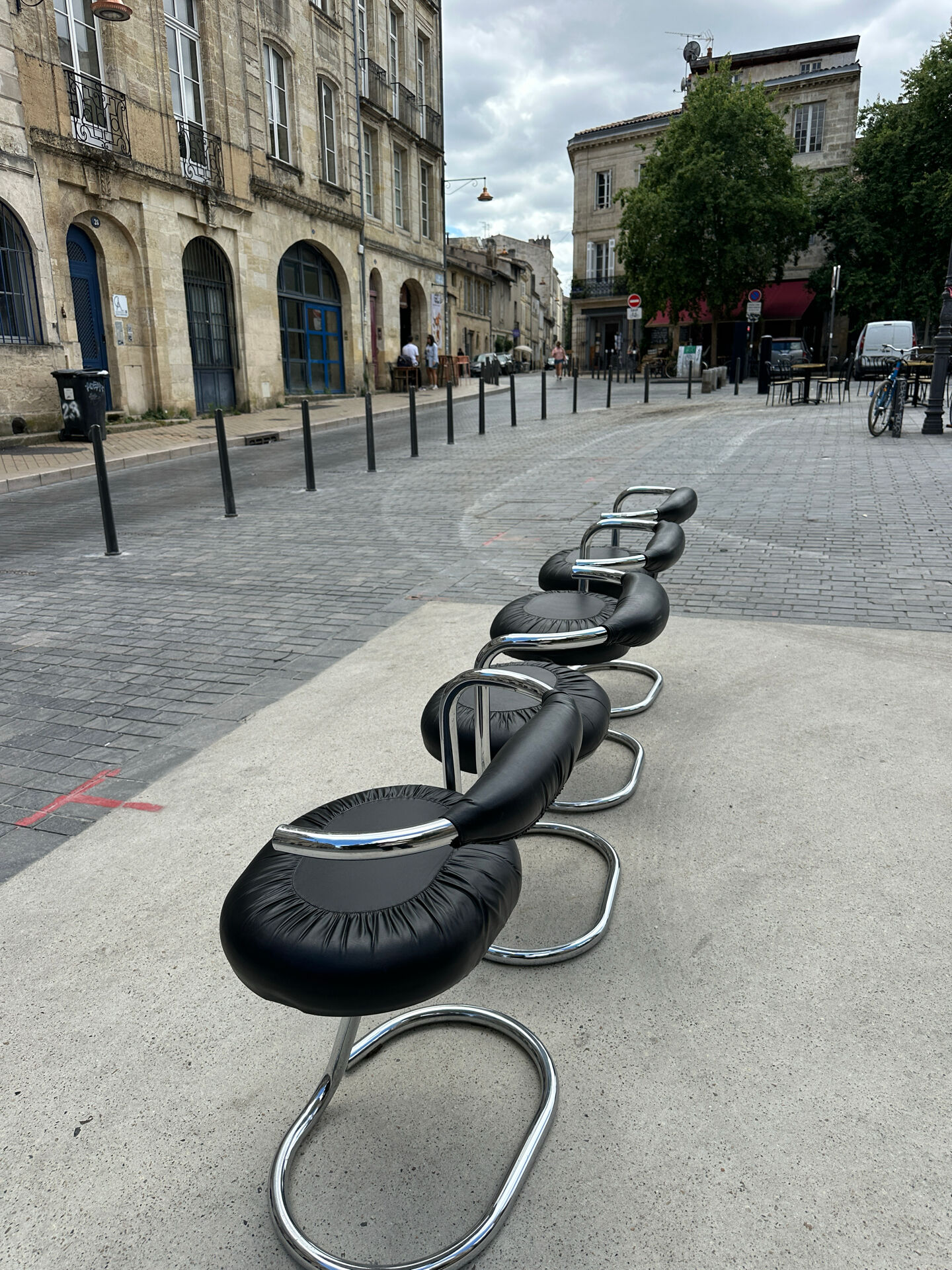 4 chaises Cobra par Giotto Stoppino