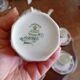 Coffee service set in Limoges porcelain.