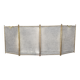 Antique fireplace screen from the 19th century, Napoleon III spark guard.