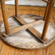 Rustic wooden side table, vintage