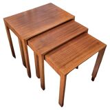 Set of 3 mid-century nesting tables by Wilhelm Renz, Germany 1960s