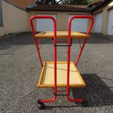 Trolley bar rolling table vintage design 80s