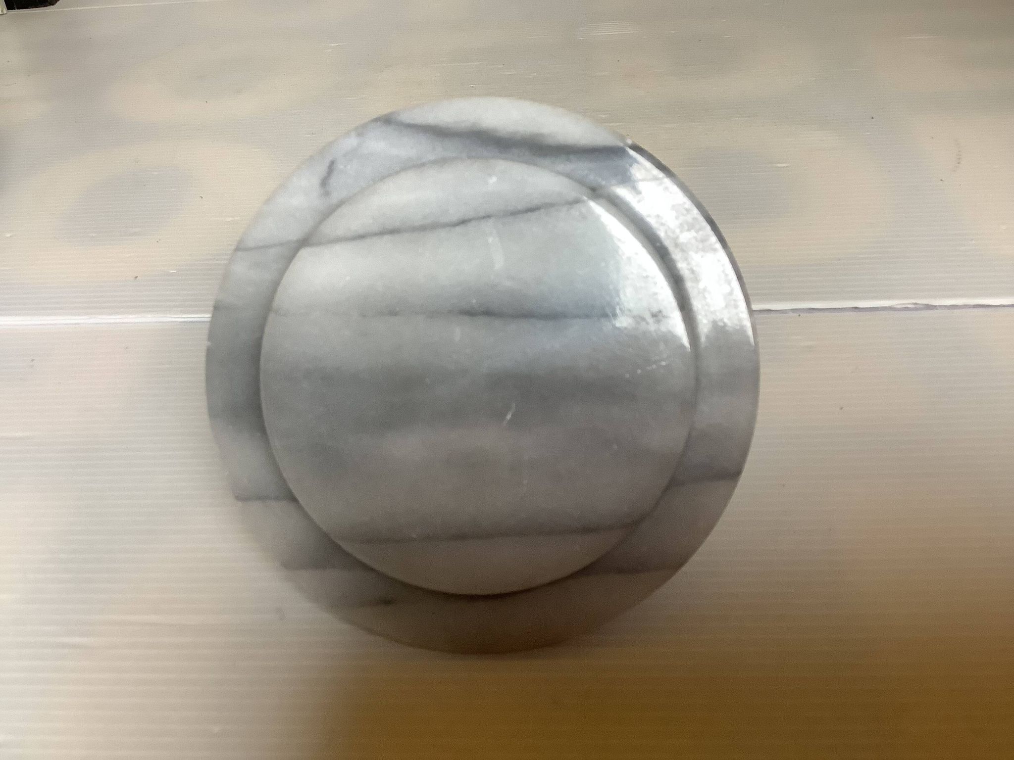 Vide poche baguier marbre gris blanc