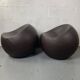 Brown Leather Ball Chair by Finn Stone