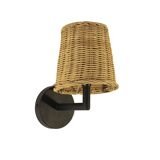 Rattan Sconce