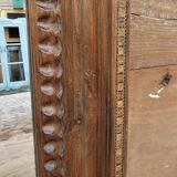 Burmese teak mirror