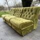 modular velvet sofa from the 70s