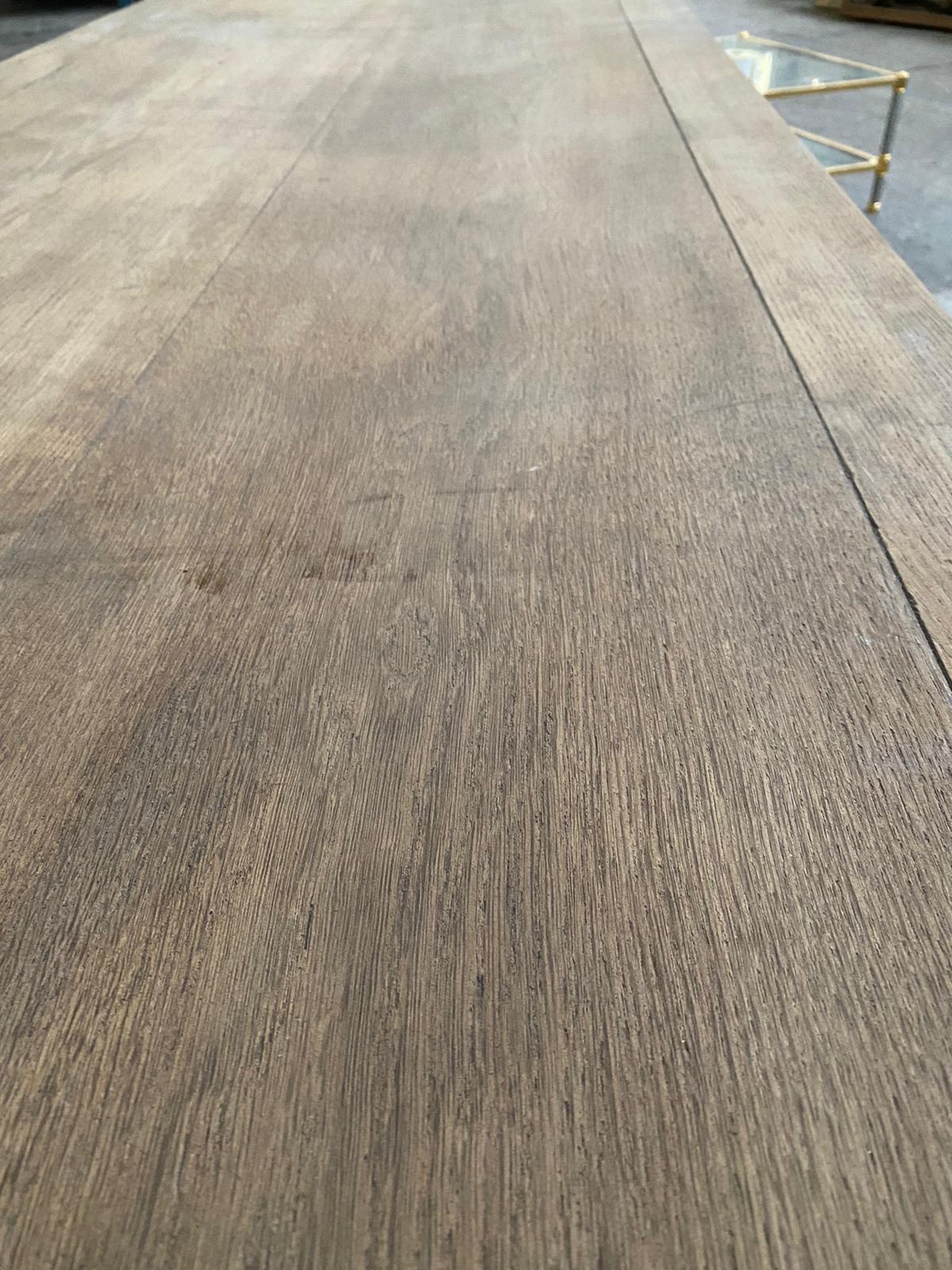 Stripped farmhouse table