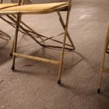 6 vintage opera folding chairs
