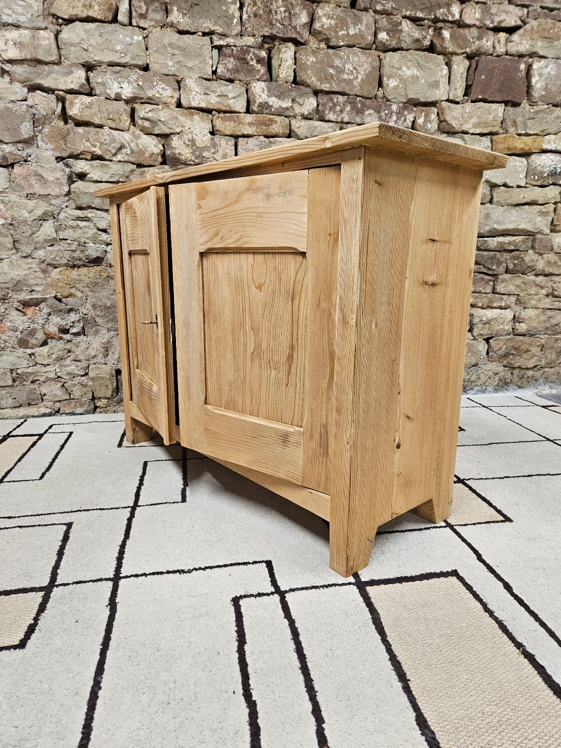 Vintage low sideboard fir 1960