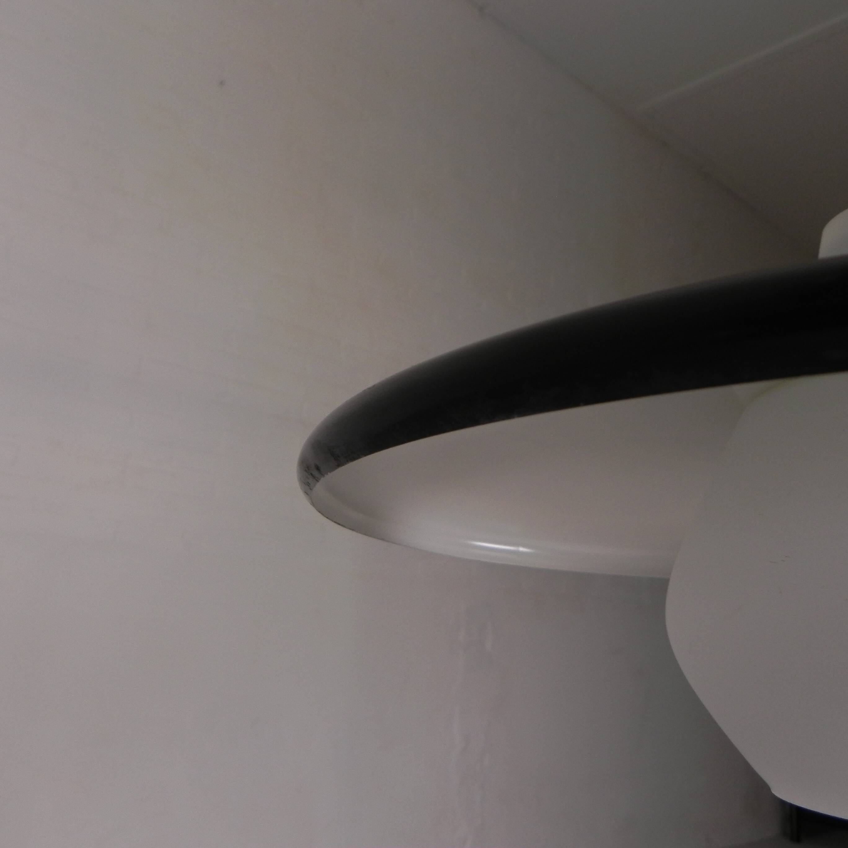 Vintage hanging lamp ufo model, 1950s