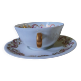 Cup and under cup R. Leclair, Limoges