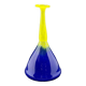 Blown glass soliflore signed Eric Lindgren Claret 1996