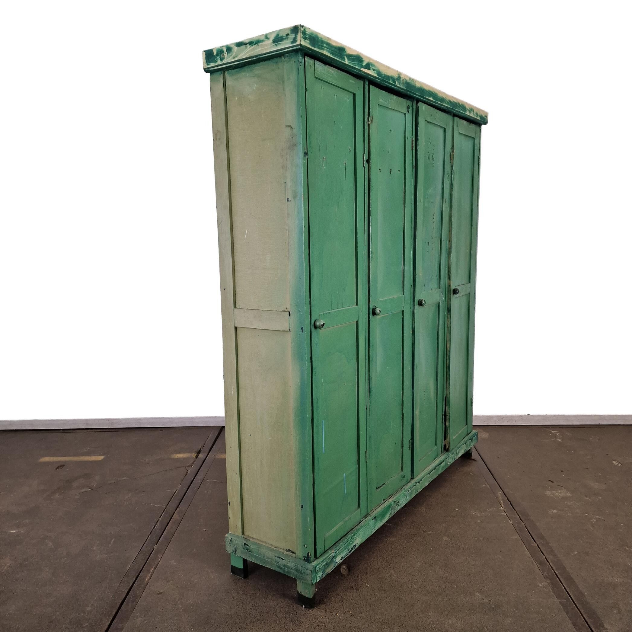 Vintage wooden locker