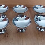 Guy Degrenne stainless steel ice cream cups