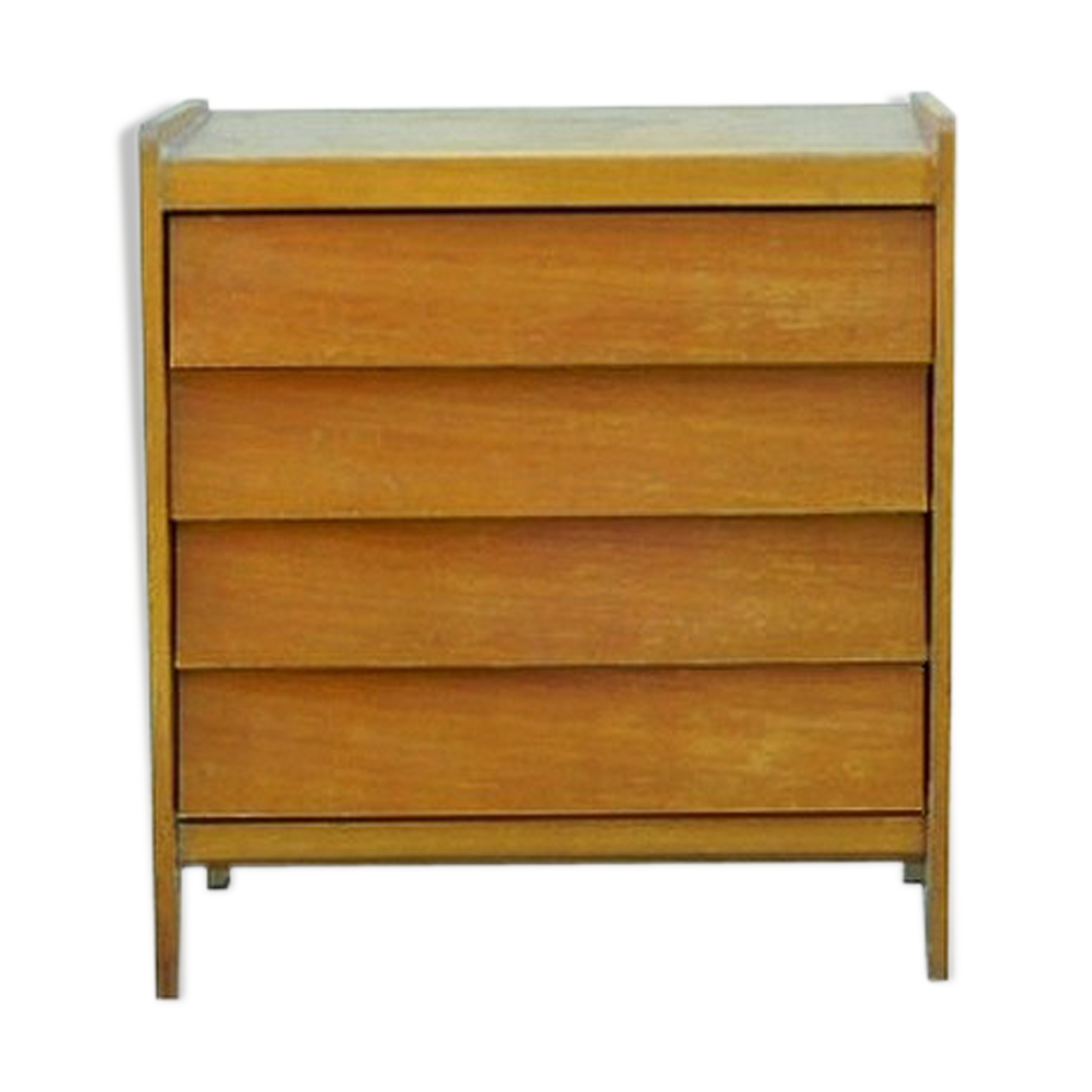Commode vintage bois clair 1960