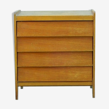 Vintage light wood dresser 1960