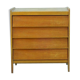 Commode vintage bois clair 1960