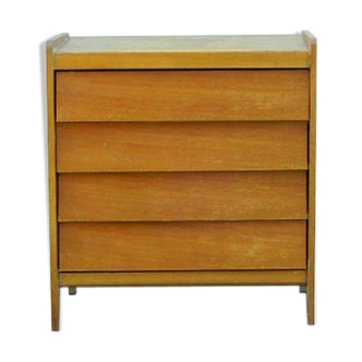 Vintage light wood dresser 1960