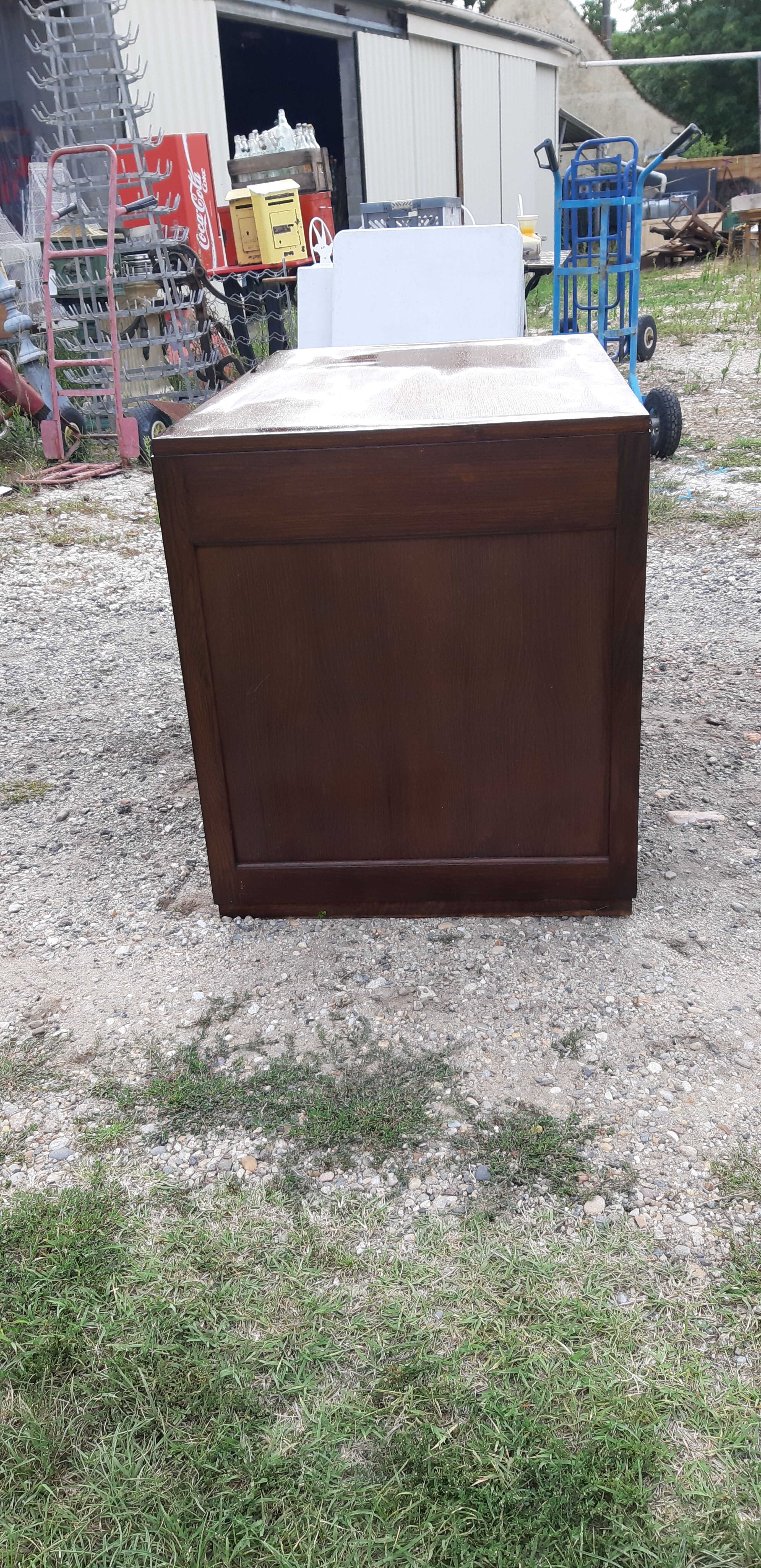 Oak wood desk from the 1930s
