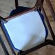 Italian teak chairs from the 1960s in blue.