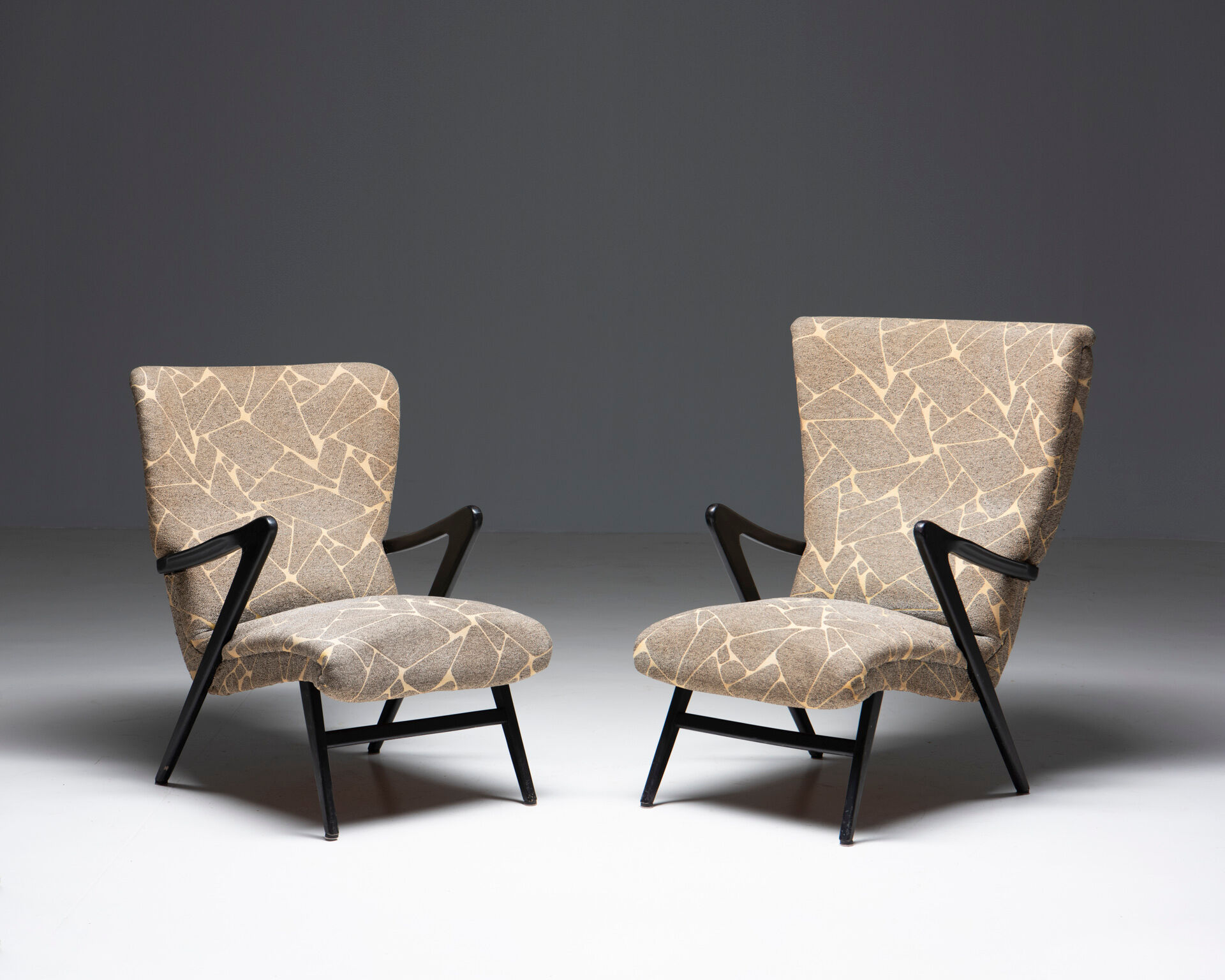 Paire de fauteuils, Années 1950