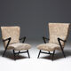 Paire de fauteuils, Années 1950