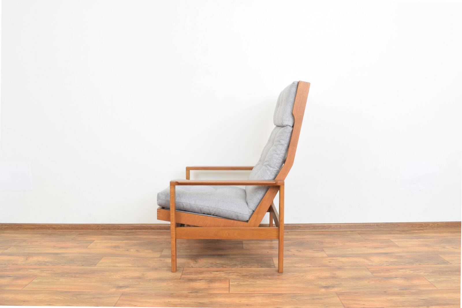 Mid-Century Danish Oak Armchair by Leif Alring for Madsen & Schubell, 1960s