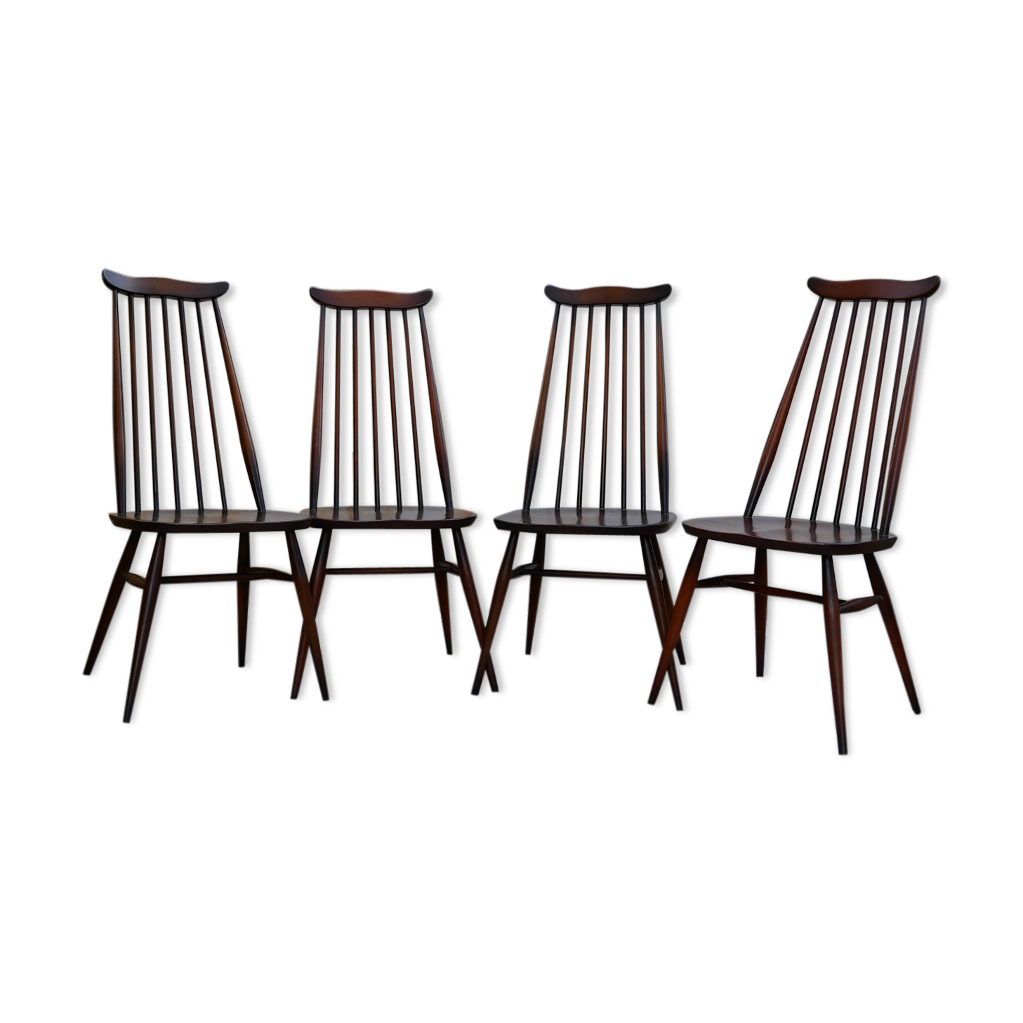 4 chairs vintage Ercol model "goldsmith".