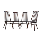 4 chairs vintage Ercol model "goldsmith".