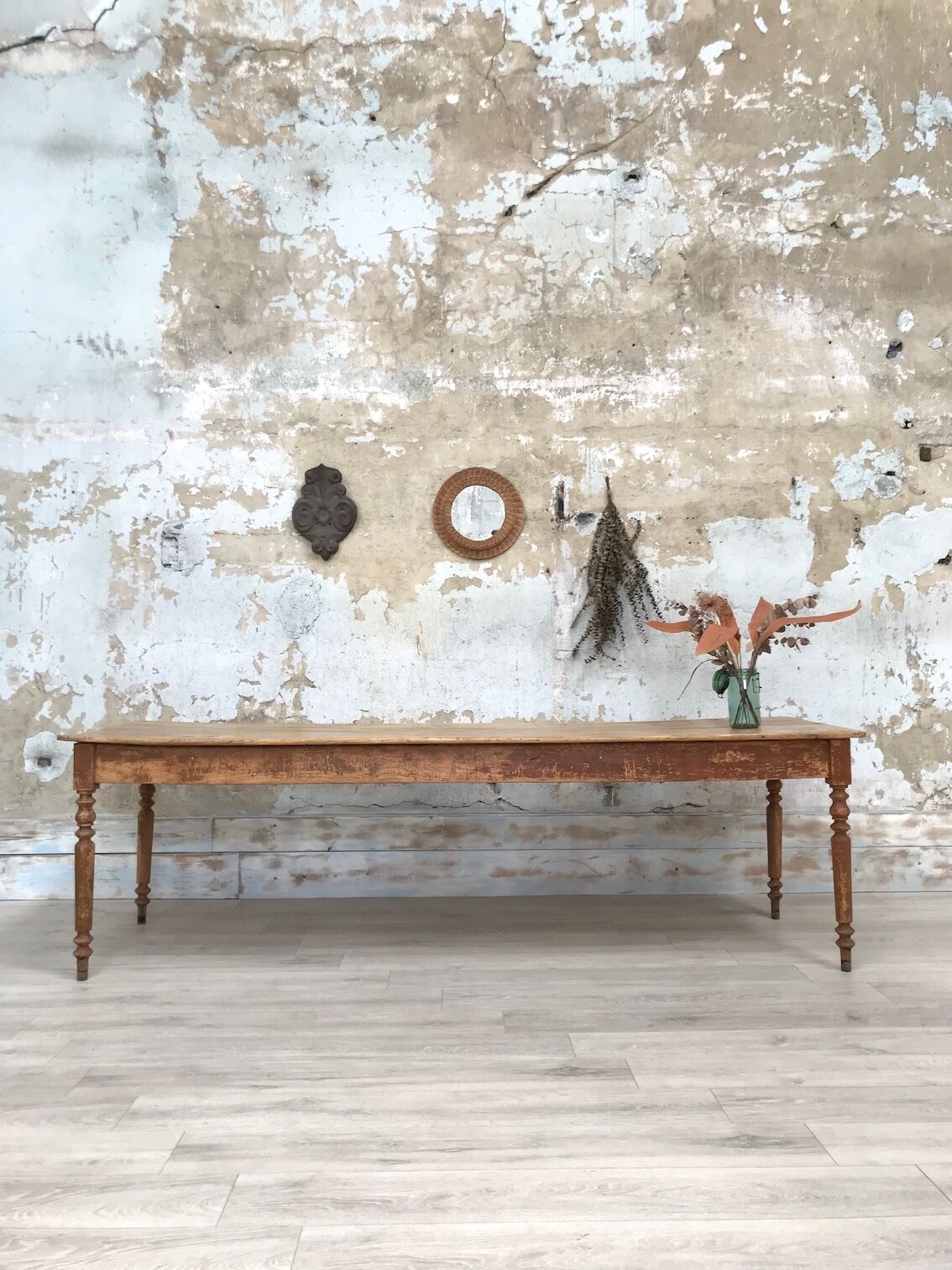 Vintage farm table